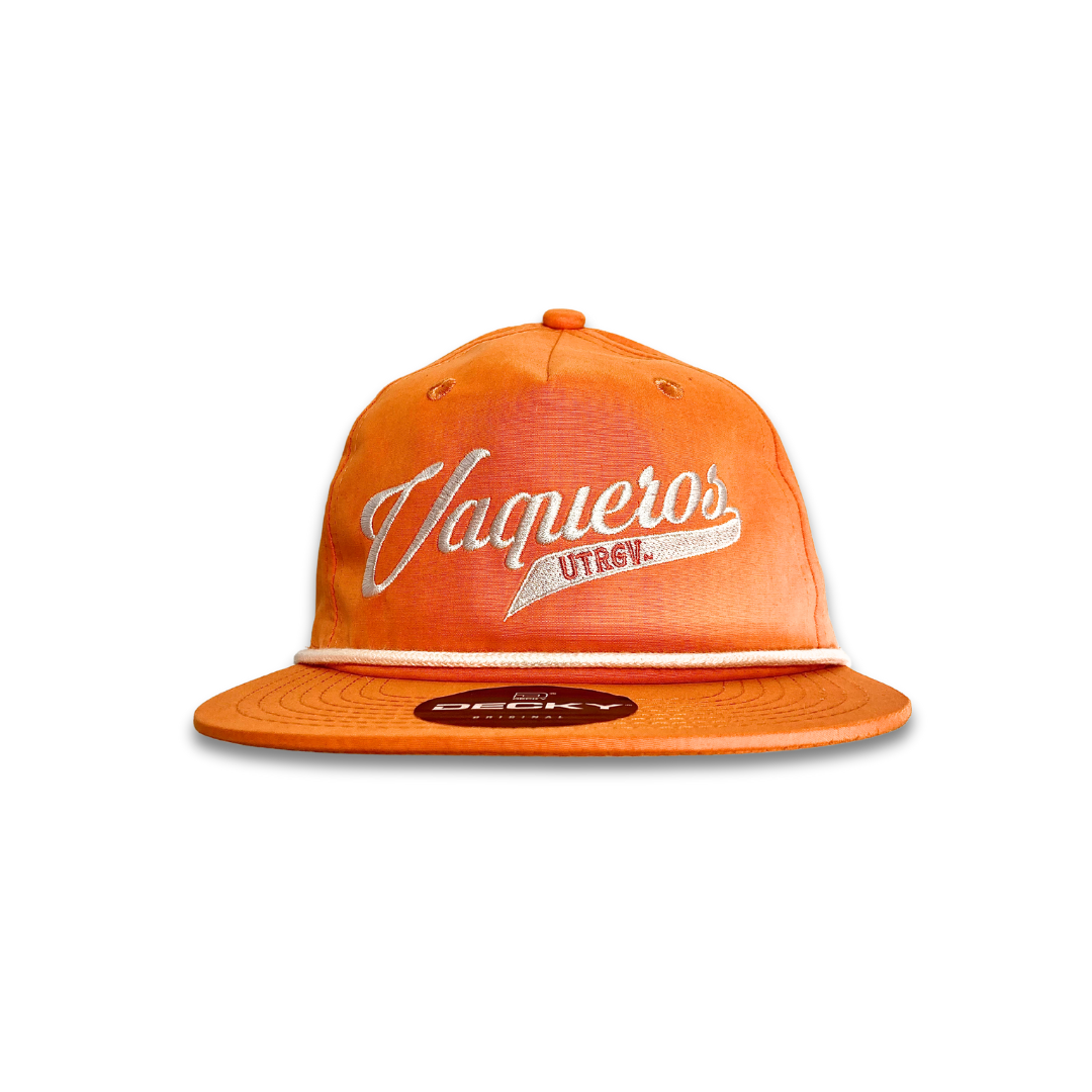 UTRGV Braided Orange Script Snapback Hat